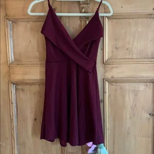 Burgundy Tobi dress